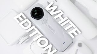 The Satin White Insta360 X5 is Pure Class
