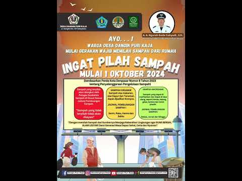 Ayo Kita Laksanakan Gerakan Pilah Sampah dari Rumah