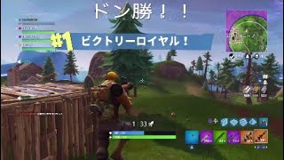 [フォートナイト]新モードのスクアッドでいきなりドン勝したったー笑笑