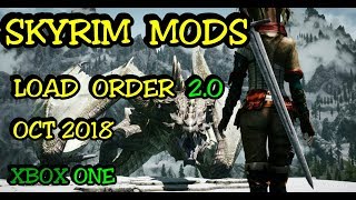 SKYRIM Mods Load Order 2.0 XBOX ONE ( Skyland, Tera armor, 7base body, Old kingdom...)
