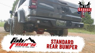 In the Garage Video: Fab Fours Standard Rear Bumper