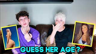 GUESS HER AGE CHALLENGE w/ My Grandma! | Zach Clayton