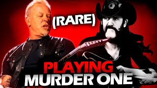 JAMES HETFIELD AND LARS ULRICH PLAYING MURDER ONE FOR THE FIRST TIME (RARE) #METALLICA