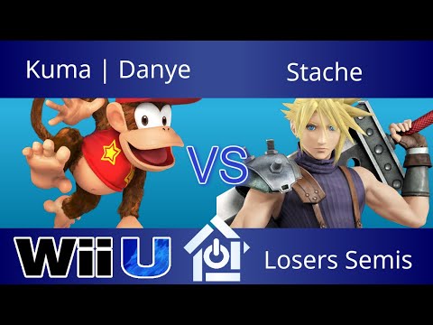 Smash Atl 7/21 - Kuma | Danye (Diddy Kong) vs Stache (Cloud) - Smash 4 Losers Semis
