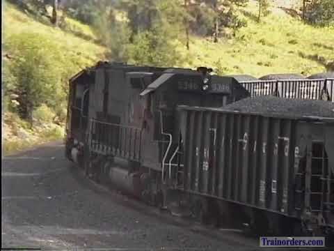 Classic Railroad Series 1113 - Tennessee Pass in 1994 Part 2 of 4.