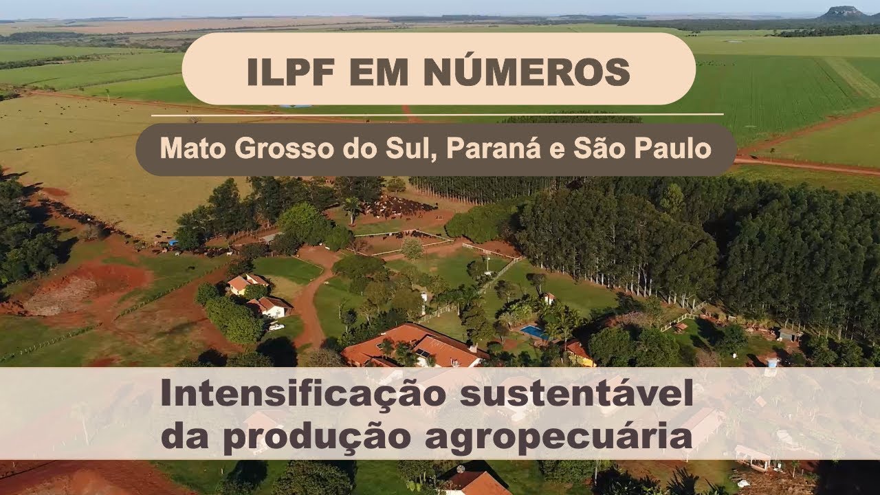 ILPF em números: Intensificação sustentável da produção agropecuária