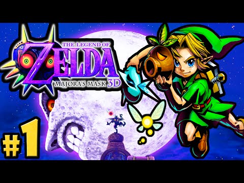 The Legend of Zelda Majora’s Mask 3DS Gameplay Walkthrough PART 1 Clock Town Scrub Nintendo Video