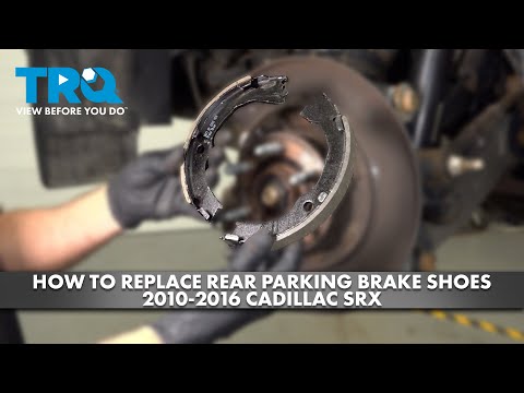 How to Replace Rear Parking Brake Shoes 2010-2016 Cadillac SRX