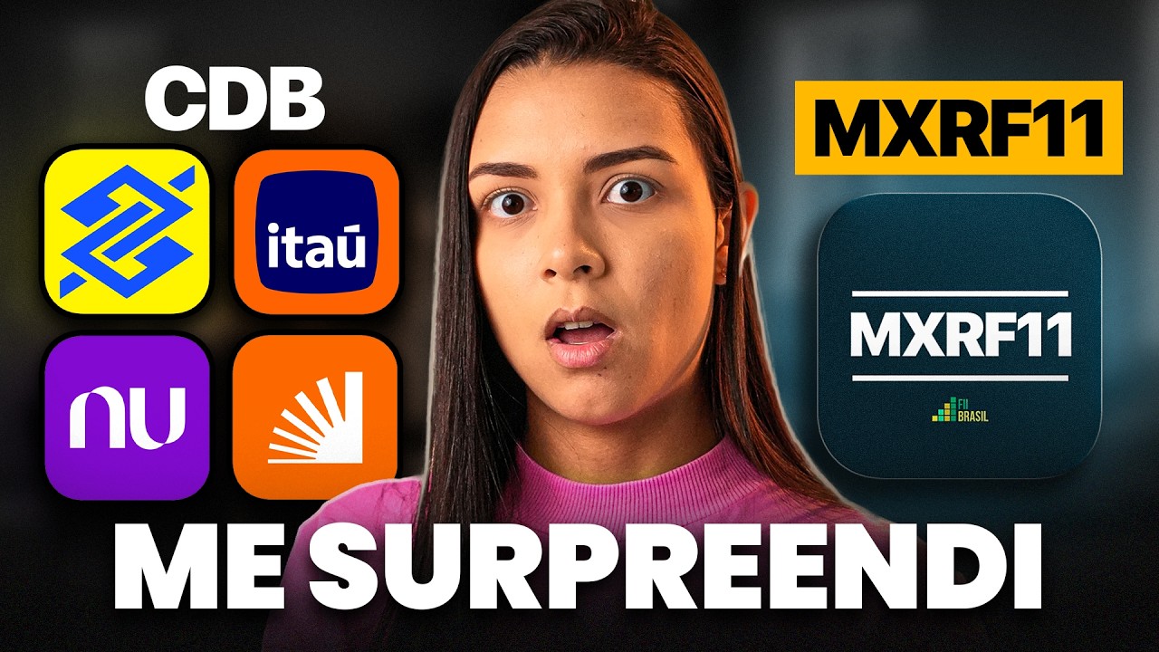 INVESTI R$1.000 NO MXRF11 Vs CDB QUAL RENDEU MAIS (Testei mês a mês)