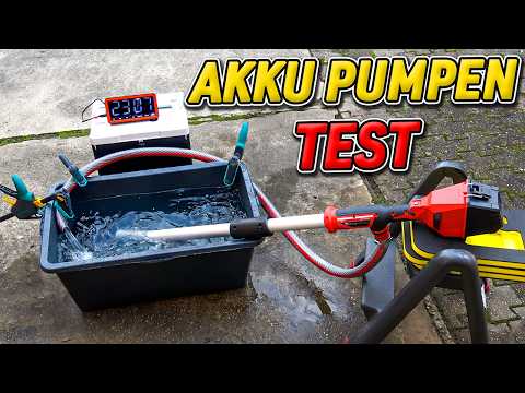 CHINASCHROTT schlägt MILWAUKEE? 18V Akku Stabpumpen im Test | WERKZEUG NEWS 345