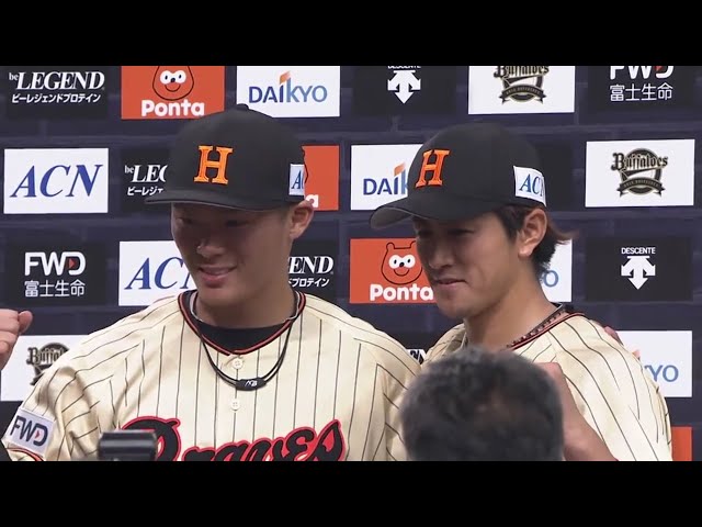 バファローズ・小田選手・山本投手ヒーローインタビュー 2019/5/28 B-H