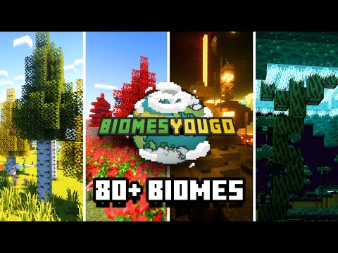 Oh The Biomes You'll Go [ALL BIOMES] - Minecraft Mod Showcase - Best Mods 1.19.2 Fabric/Forge