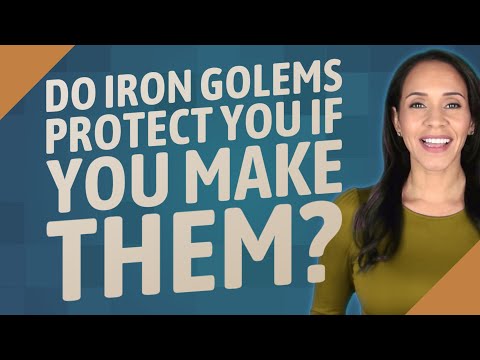 Do iron golems protect you if you make them?