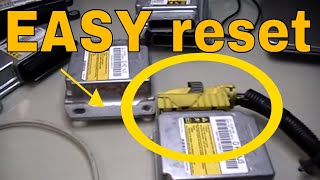 How to Reset / Repair clear the crash data from GM Airbag control module part 1