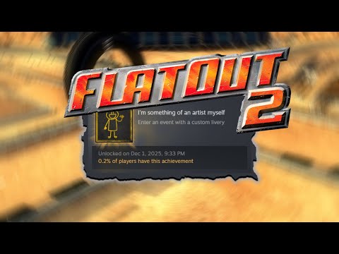 FLATOUT 2 "I'm something of an artist myself" ACHIEVEMENT GUIDE | CUSTOM LIVERY