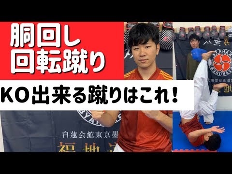 【胴回し回転蹴り】安心安全で入る蹴り方はこれしかない！世界チャンピオンの胴回し回転蹴り