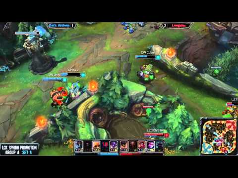승강전 A조 (LongZhu IM vs Dark Wolves) 4경기   2016 LCK SPRING PROMOTION 150911