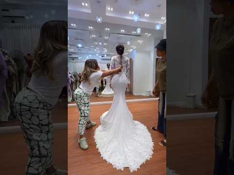 Making of Bride Priscy s dress by Veekee #beauty #sewingtutorial #content #jp2025 #shorts #diy #jp