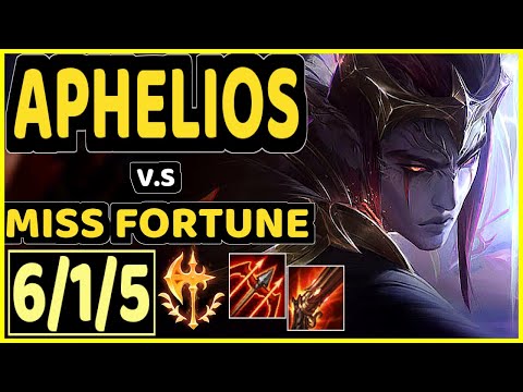 INNAXE (APHELIOS) vs MISS FORTUNE - 6/1/5 KDA BOTTOM ADC CHALLENGER GAMEPLAY - EUW
