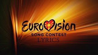 Jana Burčeska - Dance Alone (Macedonia) Eurovision 2017 (Lyrics)