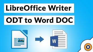 How to Convert LibreOffice to DOC Word Document ?