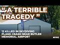 12 killed in skydiving plane crash near Butler Memorial Airport