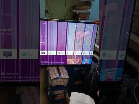 How to fix lining problem in Android LED TV | #short