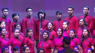 Christ University Choir performs Christina Aguilera`s Voice within