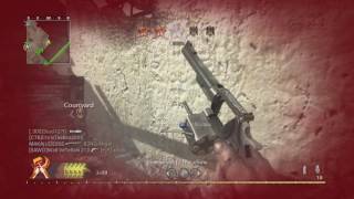 Call of Duty 5 World at War Sawed off Double Barrel Shotgun gameplay on Asylum