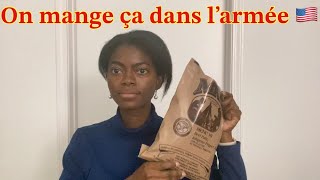 VOICI LA NOURRITURE DES MILITAIRES AMÉRICAINS 🇺🇸