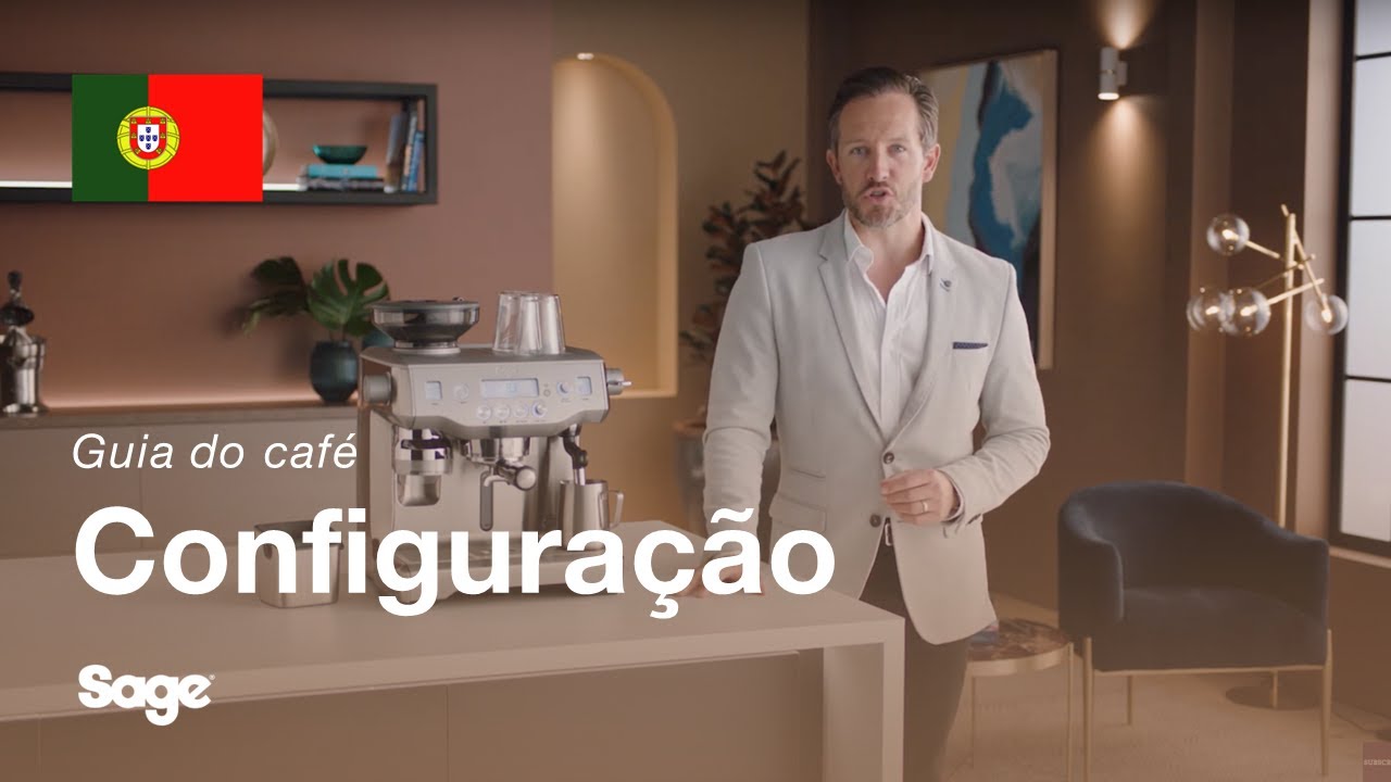 Tutorial de guia de café Breville - Configurando a sua máquina