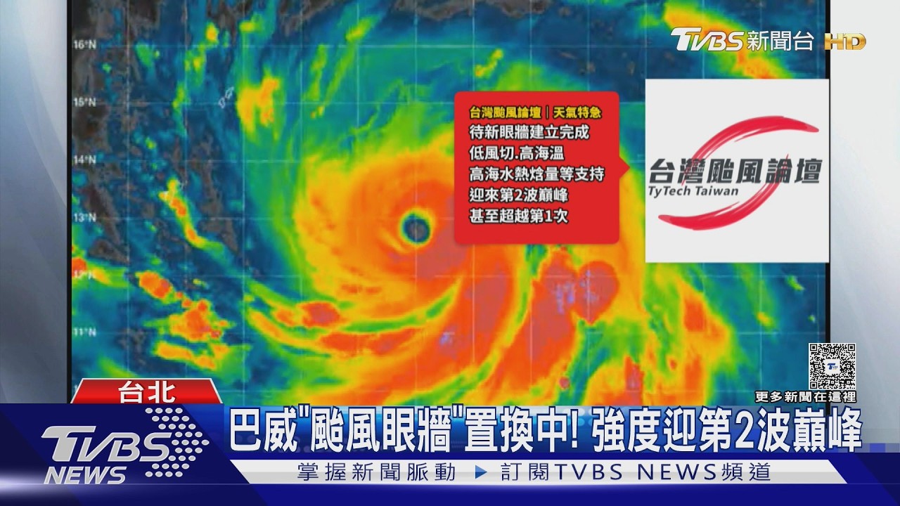 天氣/巴威36小時內再迎巔峰!粉專:恐以強颱下限逼近台灣