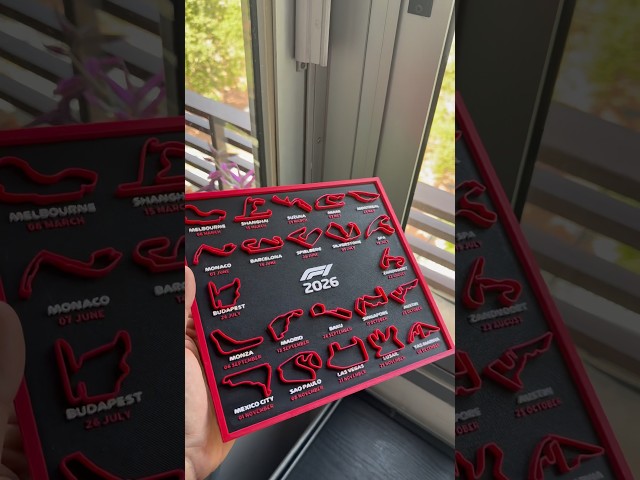 Vídeo relacionado con Taza personalizada Fórmula 1 con Calendario y Circuitos 2026. Regalo Original. (F1 2026)