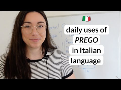 How to use Italian word "Prego" in daily conversation - 3 daily uses (Sub)