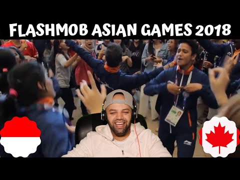 FLASHMOB ASIAN GAMES 2018 ‘Meraih Bintang’ Via Vallen - Bandara SMB II PALEMBANG | MR Halal Reacts