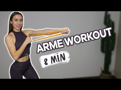 8-minute arm workout with the Theraband! | Build beautiful arms at home!