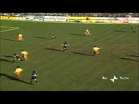Serie A 1990-1991, day 24 Atalanta - Lecce 2-1 (Caniggia, Virdis, Perrone)
