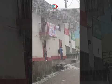 Piura: fuerte lluvia se registra en el distrito de Frías, provincia de Ayabaca