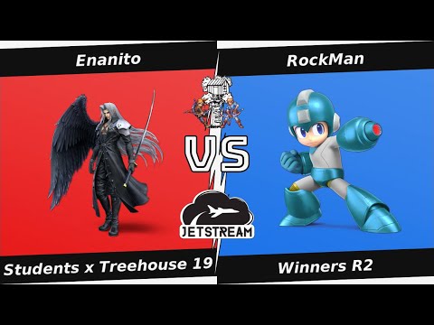 Students x Treehouse 19 Winners R2 - Enanito (Sephiroth) Vs RockMan (MegaMan) - SSBU
