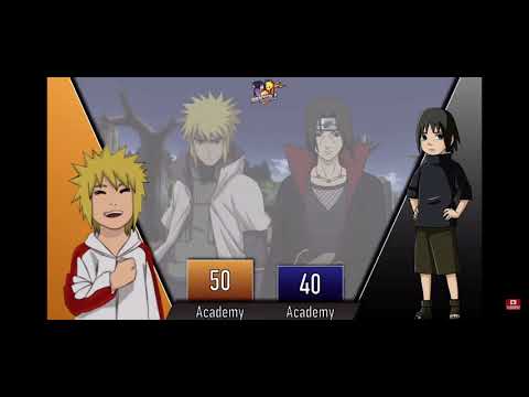 Minato vs Itachi power levels
