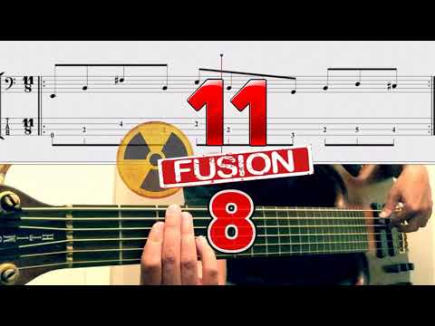 Basslines Only #9 - 11/8 FUSION with Playalong, Notation and Tab