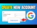 How To Create New Google Account PC Laptop