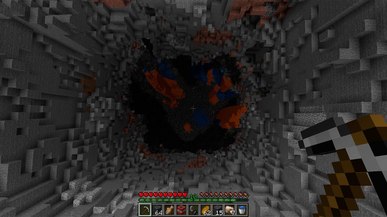 nunca cave pra baixo na 1.18