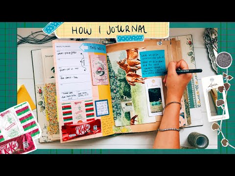 junk journal with me  process video ideas tips