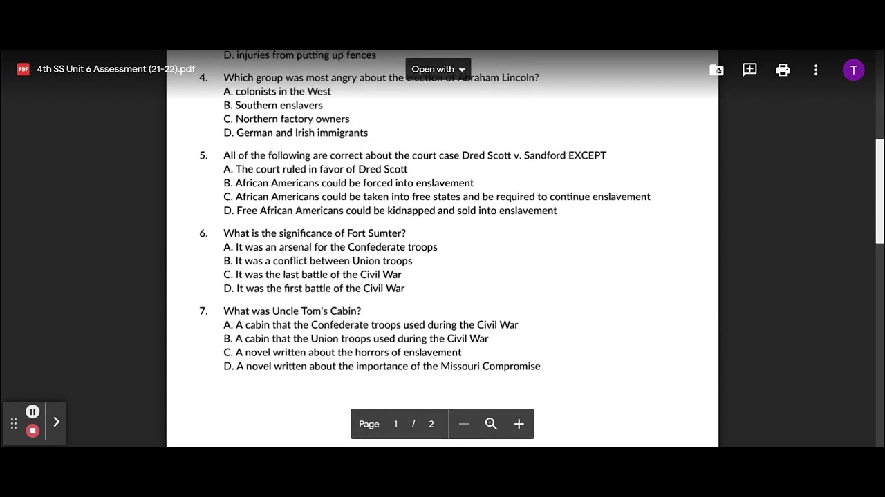 4th SS Unit 6 Assessment (21-22).pdf - Google Drive