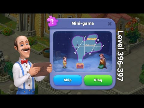 Gameplay Gardenscapes Level 396-397