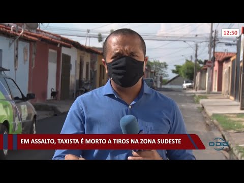 Em assalto, taxista eÌ morto a tiros na zona sudeste 20 10 2021
