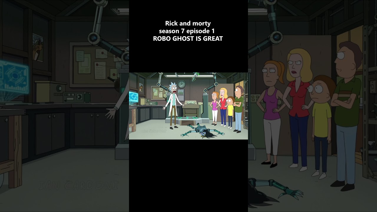 Rick and Morty Season 7  | robo-ghost is great | #rickandmorty #ricksanchez #adultswim