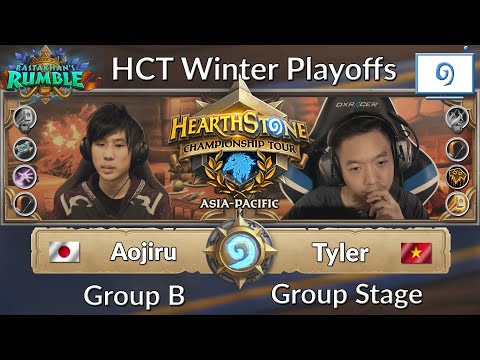 HCT Winter Asia-Pacific: Aojiru vs Tyler - Season 3 2018 | Day 2 Group B