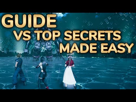 [FF7R] How to Clear VS Top Secrets and Make it Look Easy (Guide)
